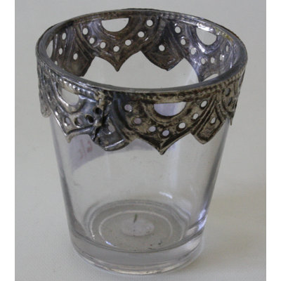 3'' H Glass Tabletop Votive Holder
