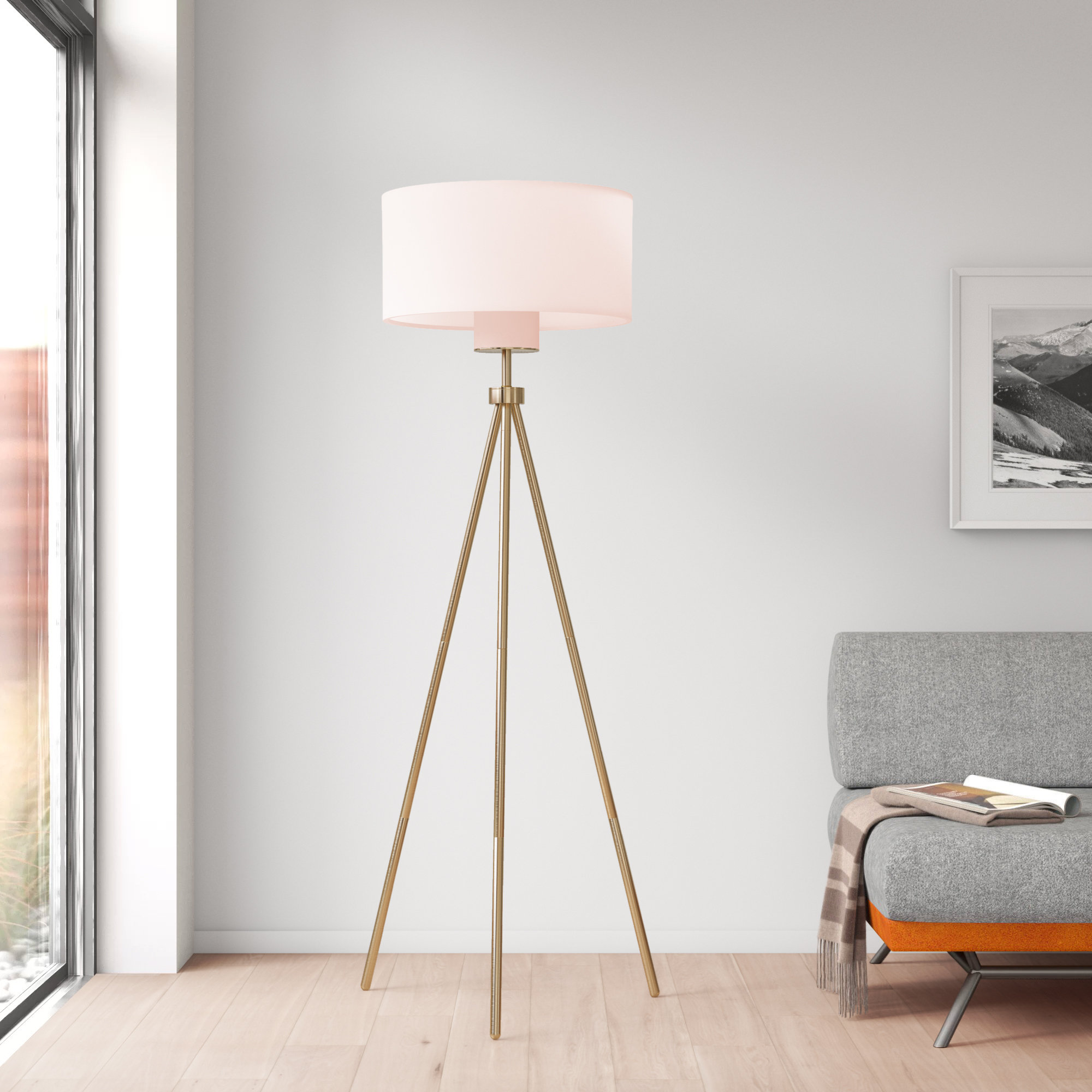 Chameli 66'' Tripod Floor Lamp