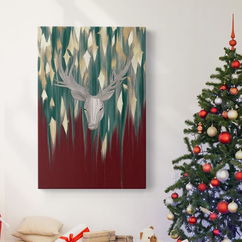 Art des Fêtes de Noël - Toile tendue avec châssis CC XXXII, H 24 po x l 16 po