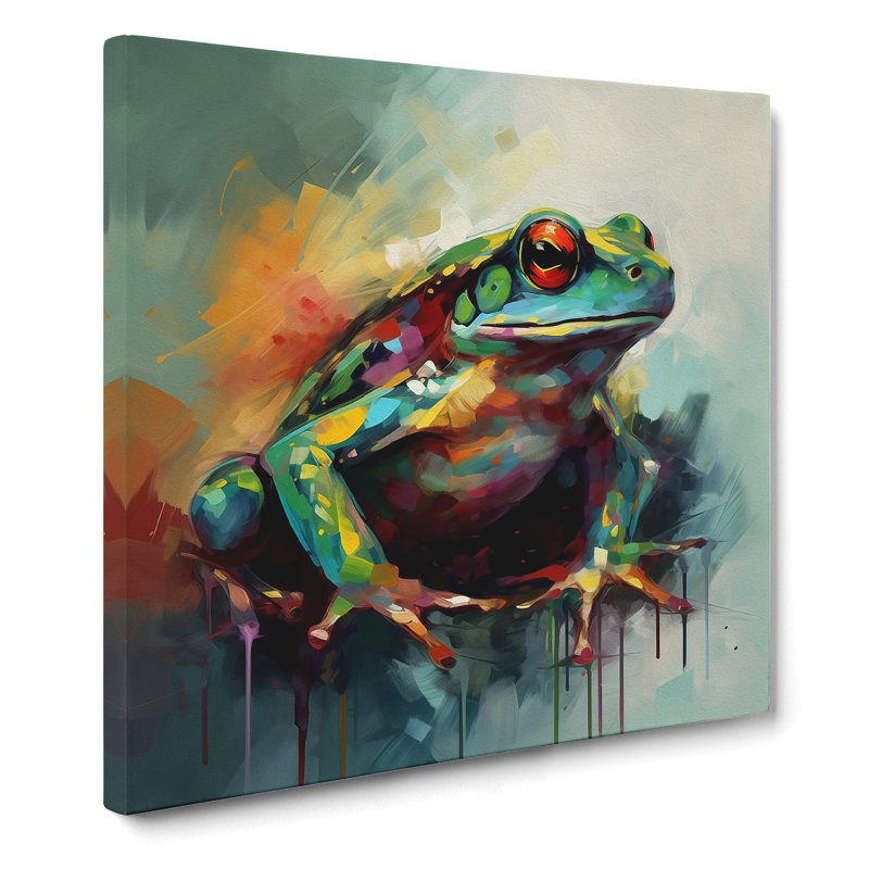 Frog Abstract Art - No Frame Print