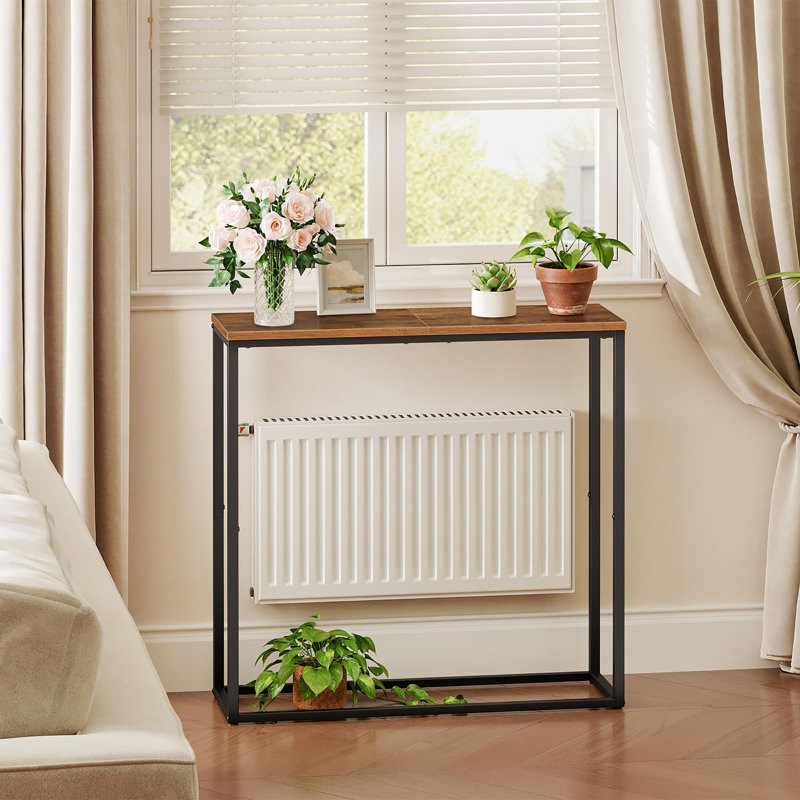 75cm Console Table, Rustic Brown