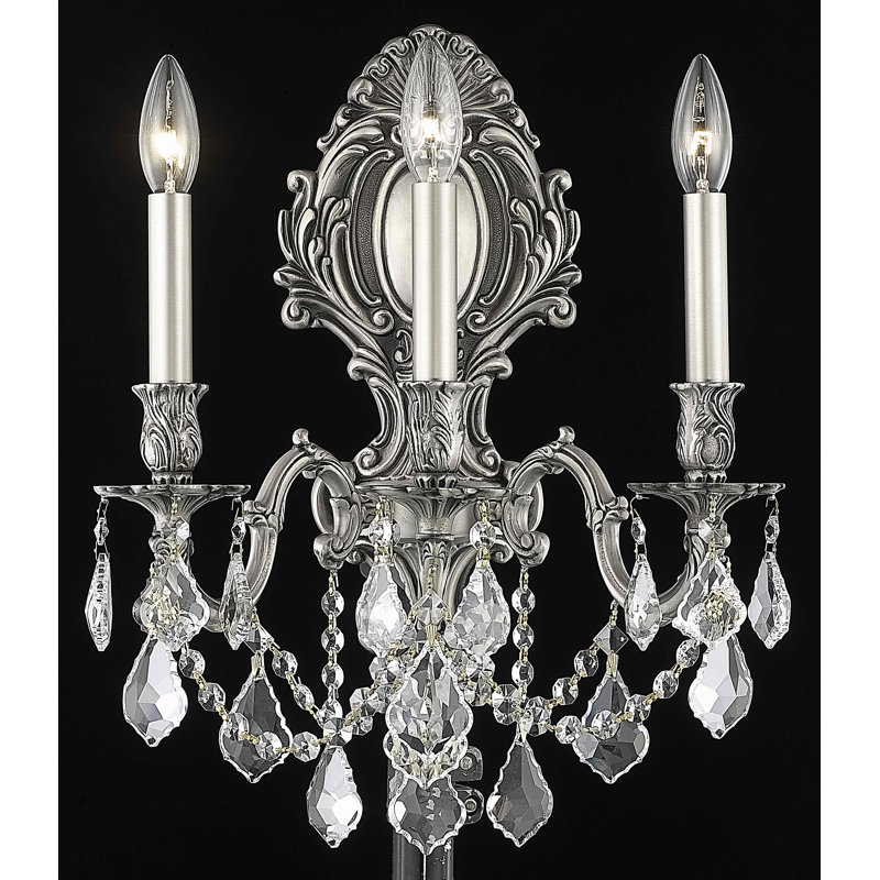 Aadyn Wall Sconce, Golden Teak (Smoky) / Royal Cut, Pewter