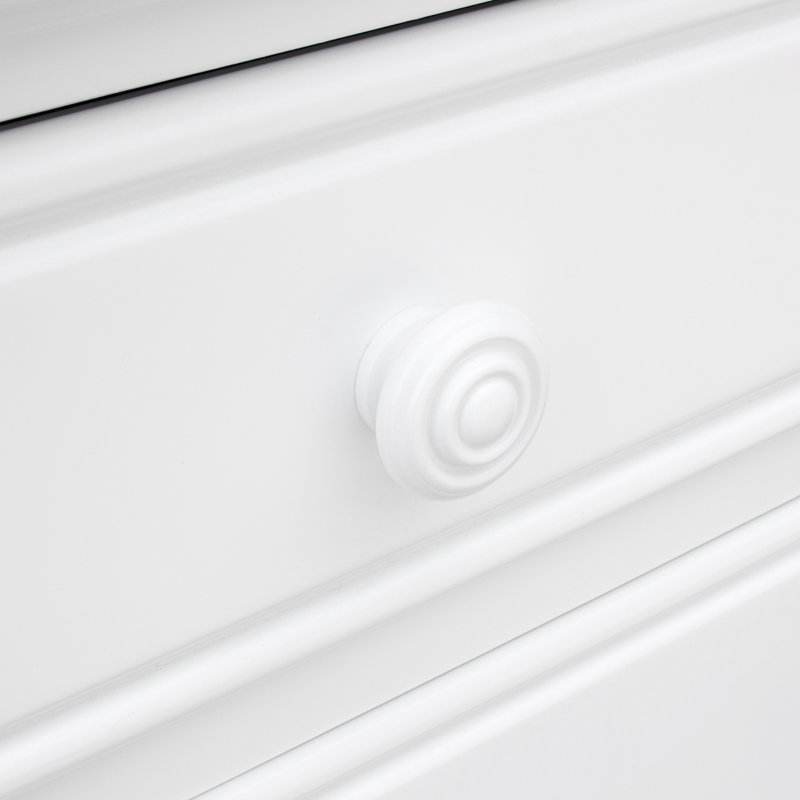 Cape Cod Cape 5 Drawer Chest, White
