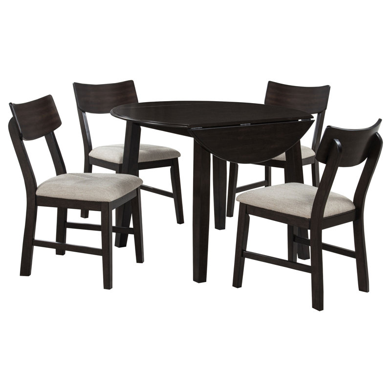 Jackie Dark Coffee 5-piece Dining Set