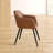 Manjeevan Faux Leather Armchair-865536206