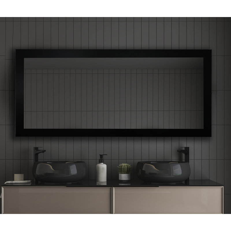 Mirror, 33" x 66", Black
