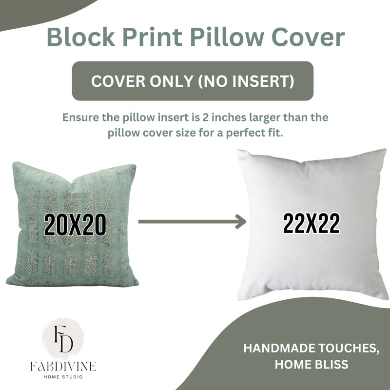 Linen Square Indoor/Outdoor Pillow Cover, 20" x 20"