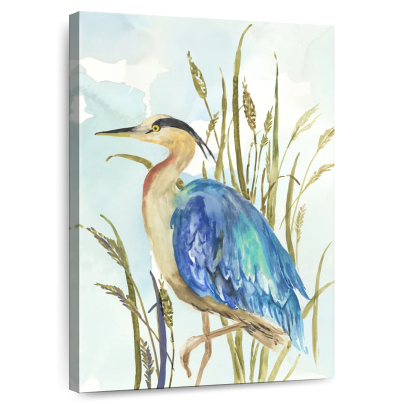 Brampt Little Blue Heron, 30" H x 20" W