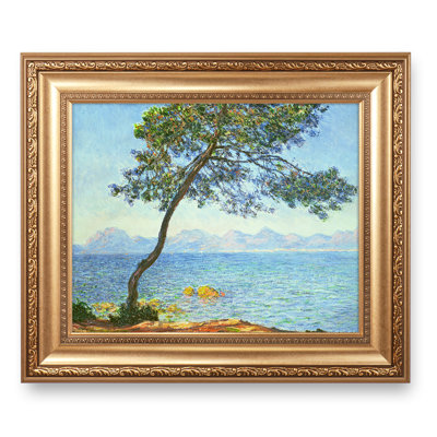 The Esterel Mountains 1888 by Claude Monet Framed Size inches,Image Size inches World Classic Reproductions For HomeDecor,Wide Gold Frame