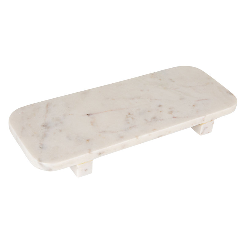 Marble Footed Serving Pedestal