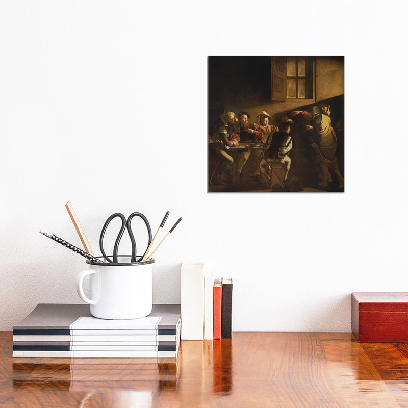 The Calling Of St. Matthew, C.1598-1601 by Michelangelo Merisi Da Caravaggio - No Frame Painting on Canvas
