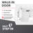 Nova Heated Series 30" x 60" Right Side Drain Air Jetted Bathtub in White with Smooth Shower Wall Kit-23011500
