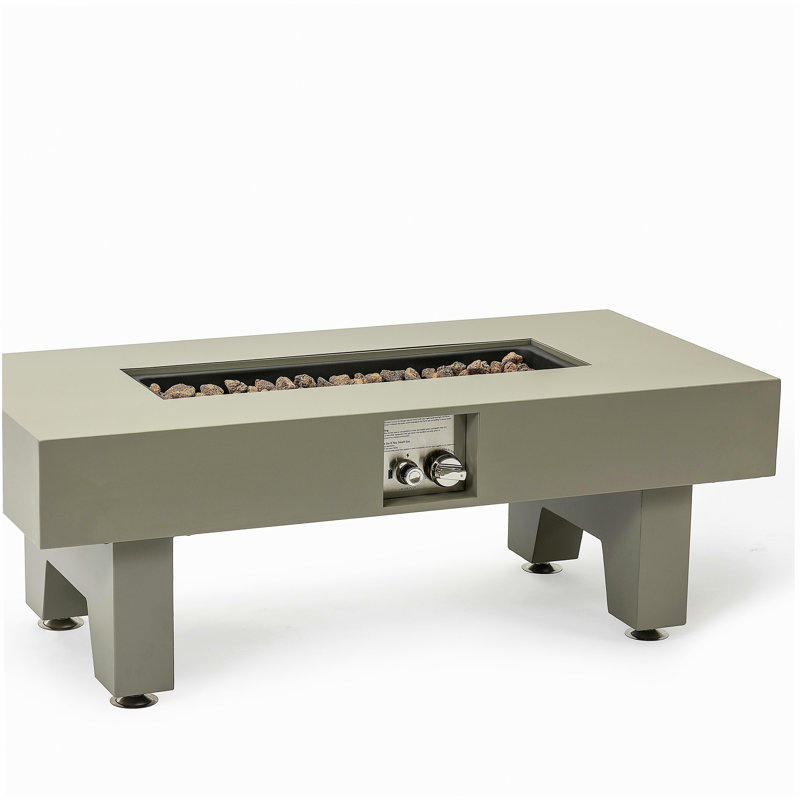 Table de foyer en fer 42 pouces