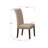 5 Piece Dining Table Set for 4 Includes an Oval Kitchen Table with Butterfly Leaf and 4 Brown Linen Fabric Upholstered Chairs, Oak-990875056