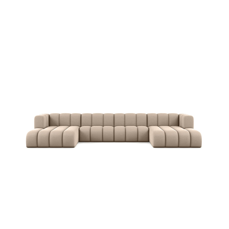 4 Seater Velvet Corner Sectional