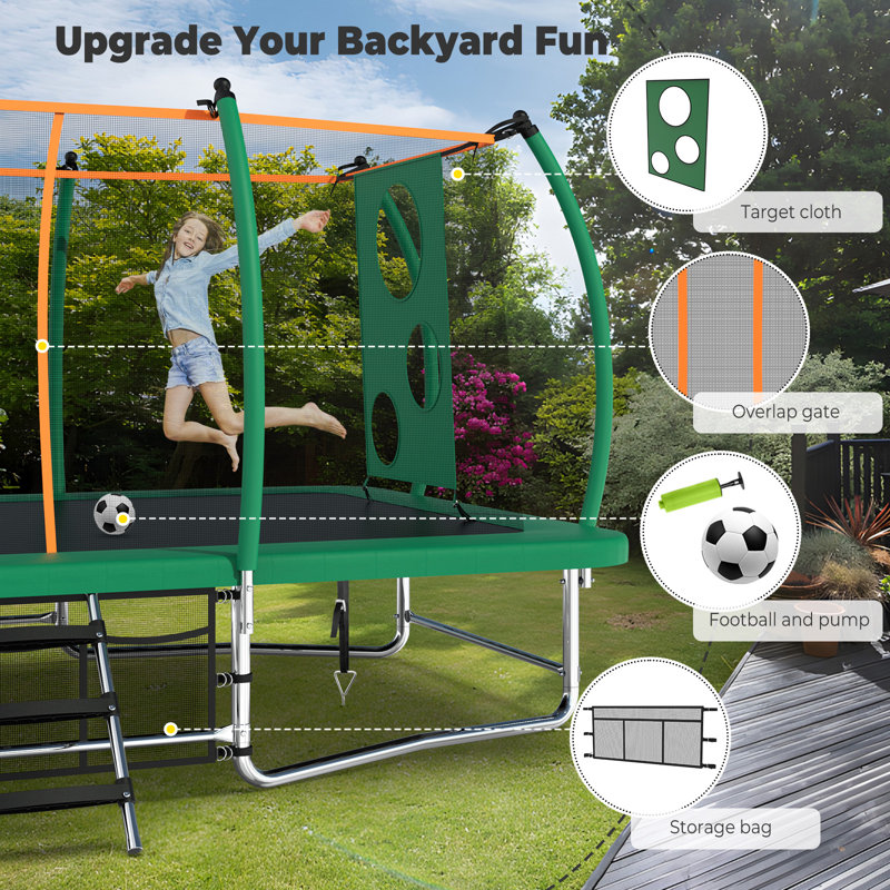 Trampoline Sapphome, Vert