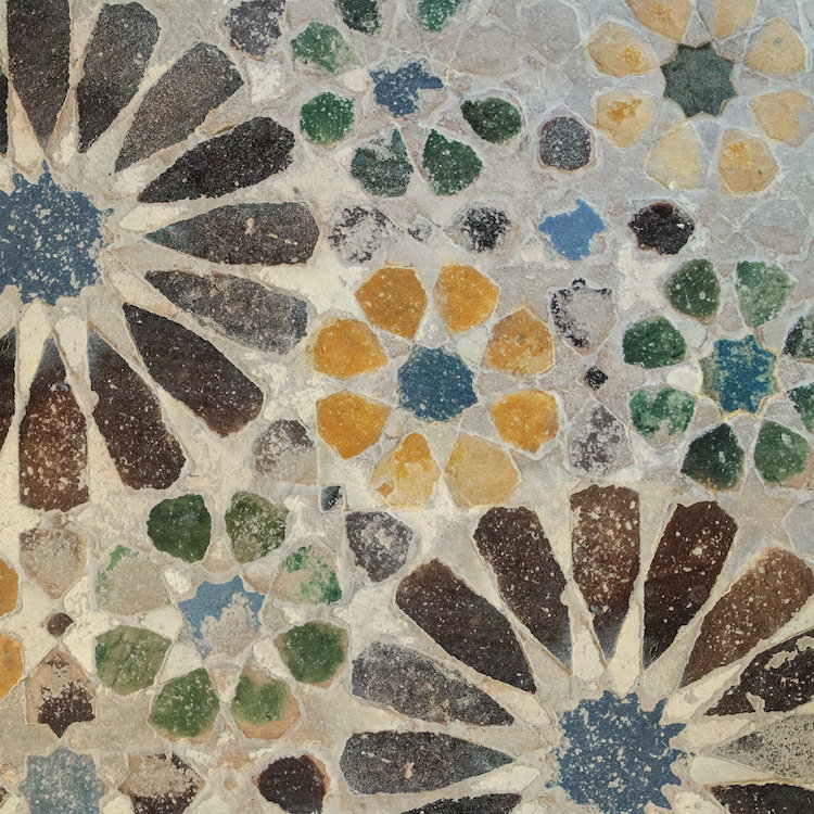 « alhambra tile ii », reproduction, H 26 po x l 26 po x P 1,5 po, Toile