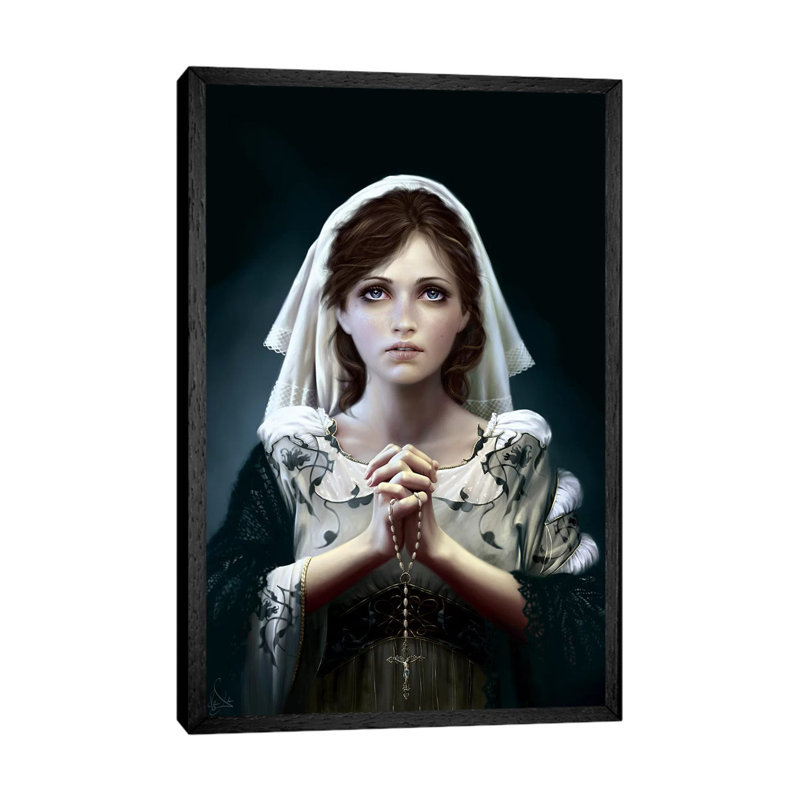 Nothing Will Save Me by Melanie Delon - Print on Canvas, Black Framed, 101.6 cm H x 66.04 cm W