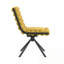 Ensemble de 2 chaises de salle à manger en velours avec pieds en métal-561424
