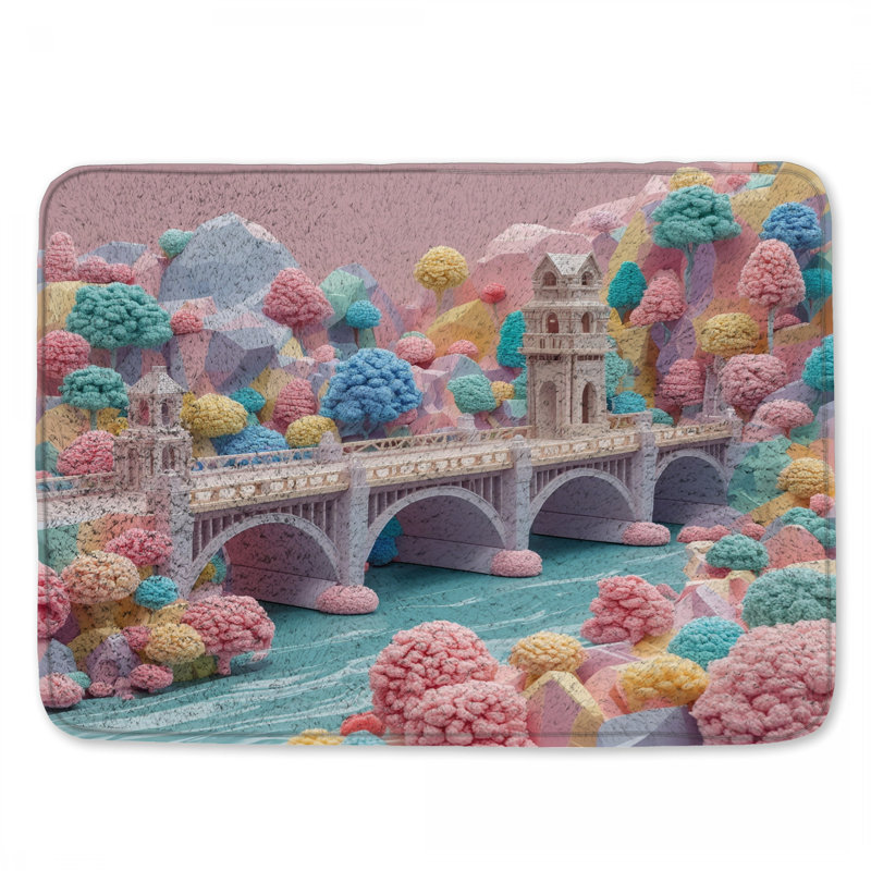 Tapis de bain Pastel, L 34 po x L 21 po