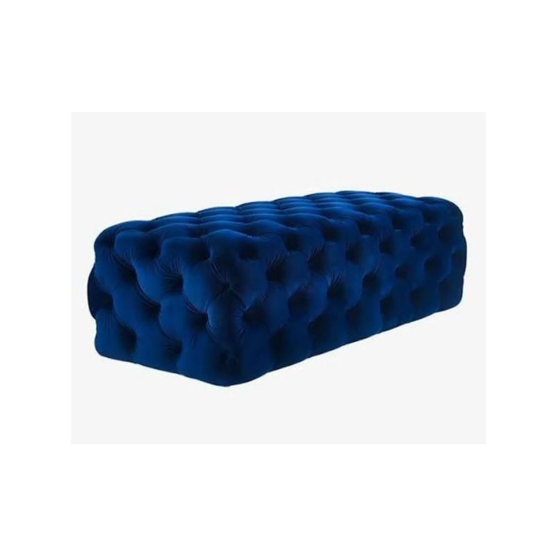 Pouf Moneisha, Bleu très foncé