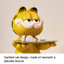 Grande décoration de chat Garfield en résine