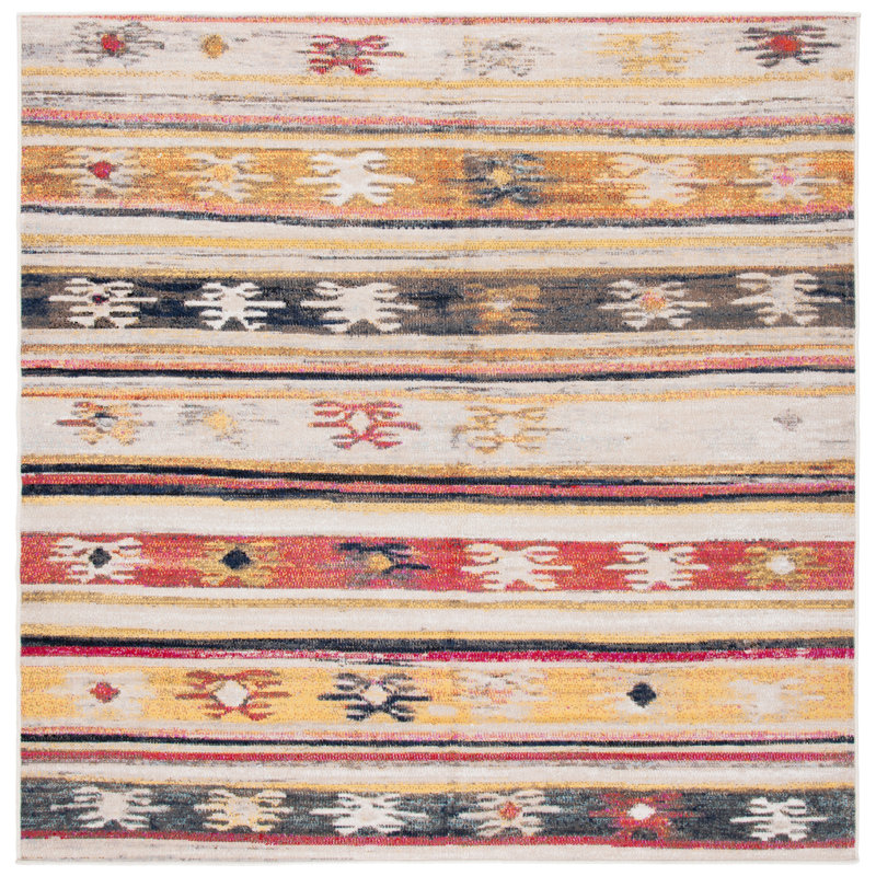 Tapis d'intérieur / extérieur Depuy Performance Southwestern, Carré 6 pi 7 po