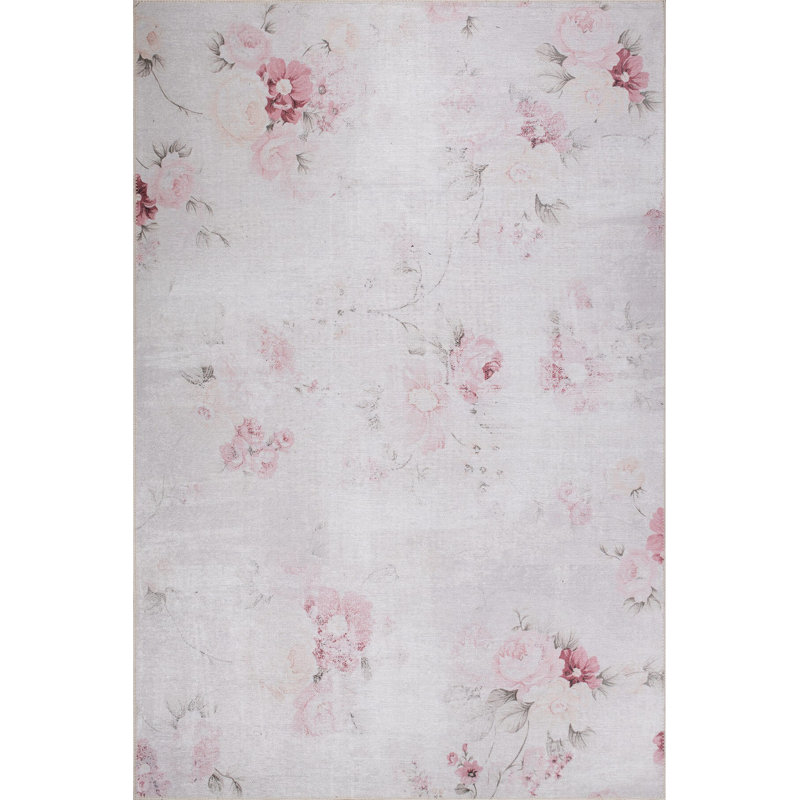 Luxurious Beige Area Rug, 4.6 x 6.2 ft | 100% Polyester, 1850 g/m² | Soft 0.16 in Pile Height, Recycled Poly Cotton Underside | Machine Carpet, Eco-Friendly Design | Ideal for Living Room, Bedroom & More