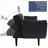Sofas Couches | Modern 2-Seater Convertible Sofa, 74 Inch for Apartment Small Space Bedroom | Black | Polyester Blend-124630669