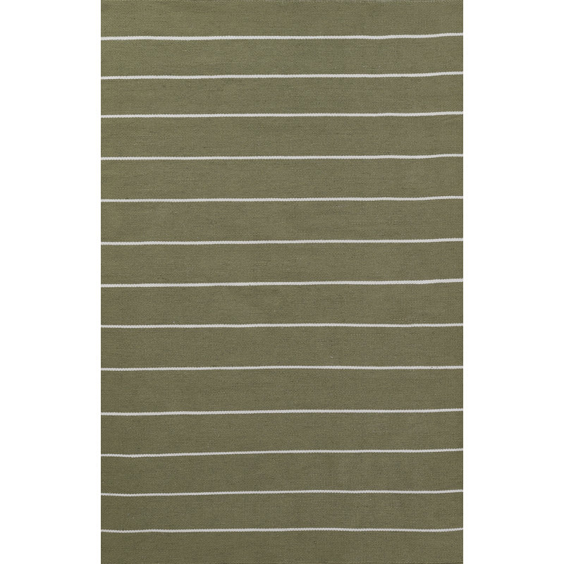 Area Rug in Green, Rectangle 3'6" x 5'6"