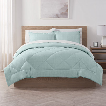 Serta Supersoft Cooling Bed Set, Reversible Comforter Set