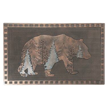 Loon Peak Williamson Rocky Mountain Welcome Doormat, Brown