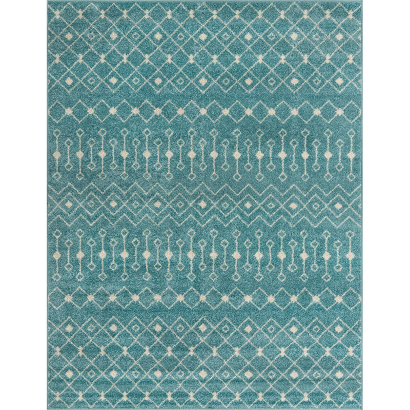 Abstract Indoor Rug, Rectangle 7'10" x 10'