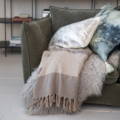 Enny Cotton Blend Hand Woven Throw Blanket
