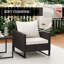 Outsunny 3 Pieces Rattan Bistro Set for 2 with 4 Cushions-1728419307