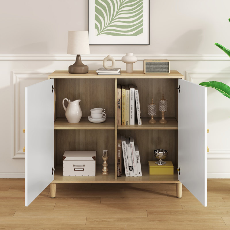 Randalls Accent Cabinet, White/Natural