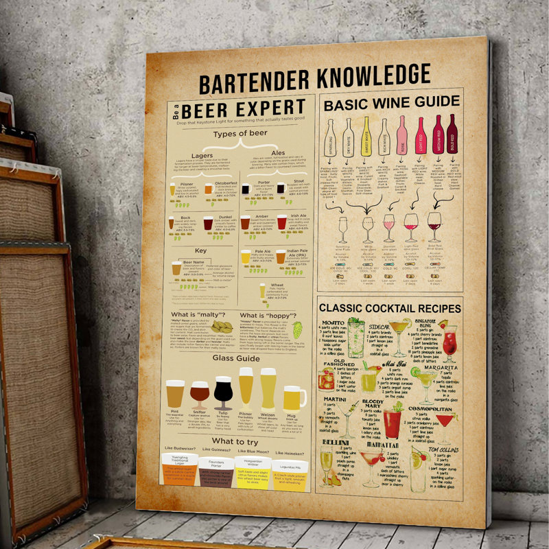 Toile tendue Bartender