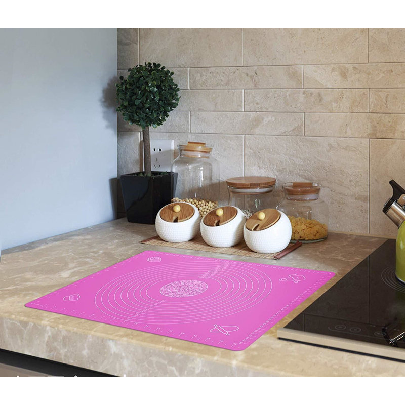 40x60cm Full Size Large Silicone Baking Mat With Measurements | Non-stick Pastry Mats For Rolling Dough | Non-slip - Heat Resistant |