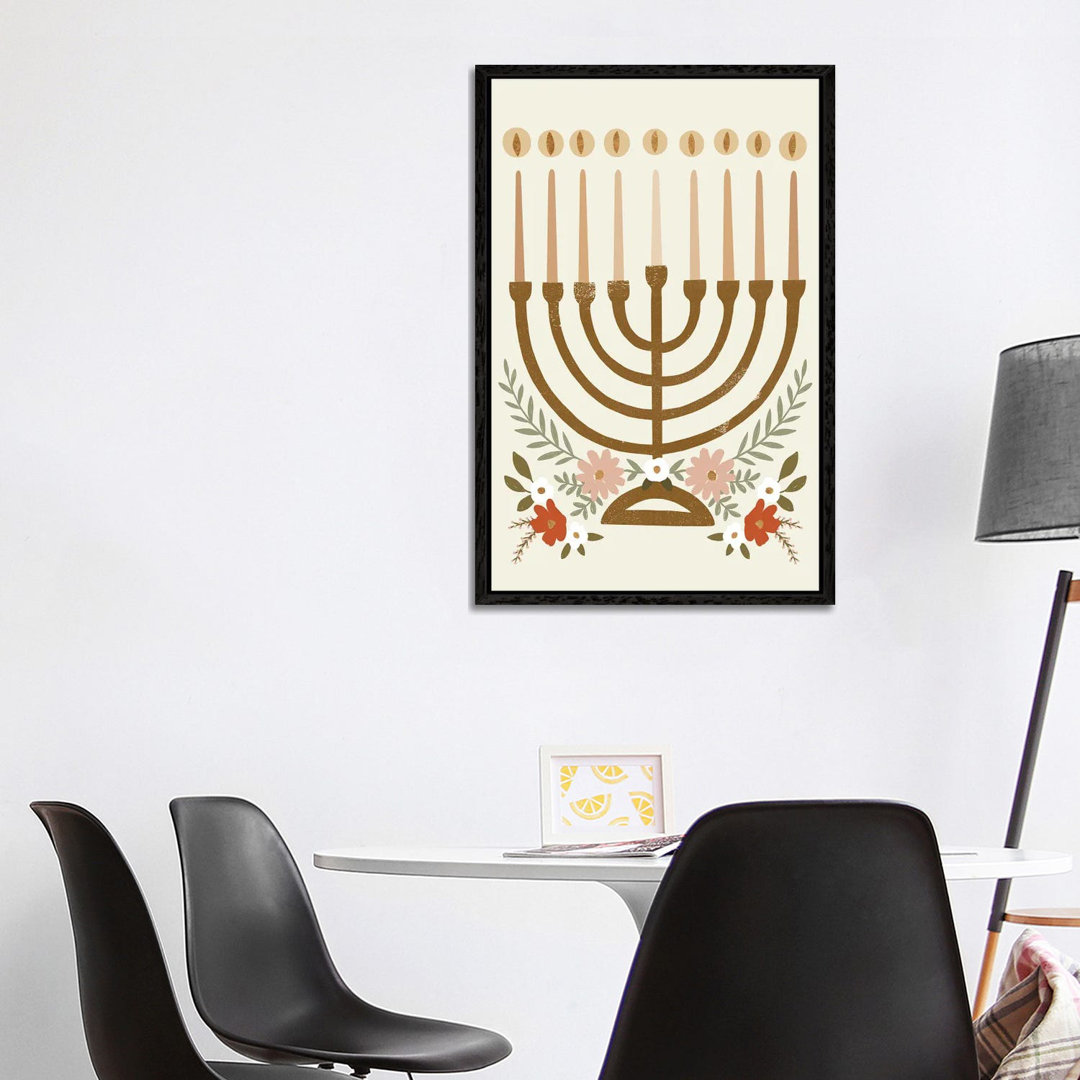 Natural Hanukkah Collection II von Victoria Barnes - Galerie-verpackte Leinwand Giclée auf Leinwand