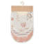 Violet Floral Cotton Baby Bib Set (3 Pack)