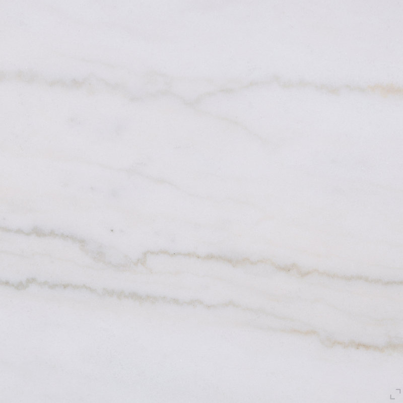 Table de bout ronde en marbre blanc