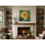 Holst tournesol - art mural carré sur toile-129918087