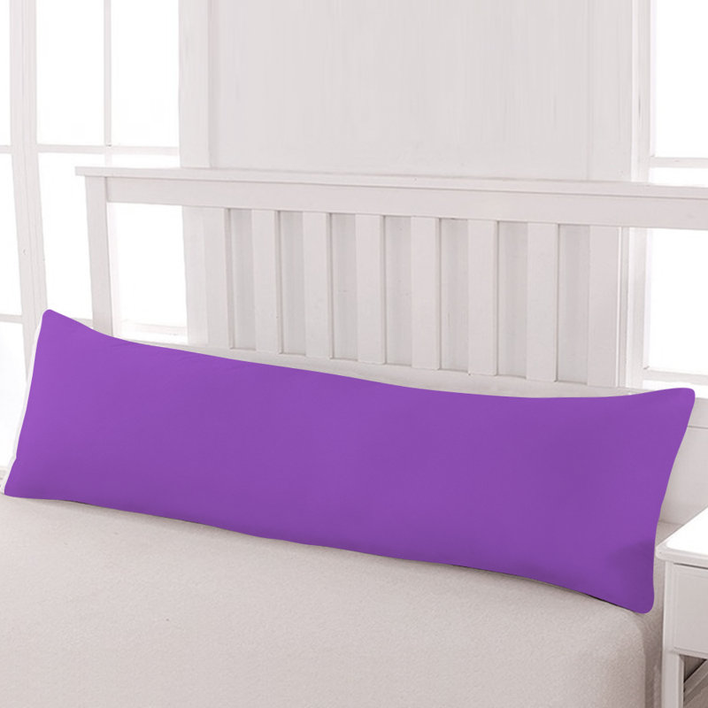 Housse de coussin pour le corps, 1800 Housse de coussin pour le corps en microfibre brossée avec fermeture à enveloppe - 20 x 54 pouces - NTBAY