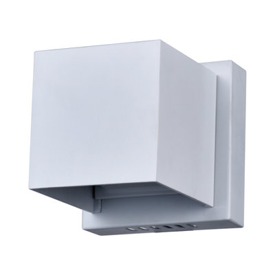 Applique murale à DEL 4 po Lilliana - Applique murale à DEL intégrée, conception de cube moderne pour le couloir, la chambre à coucher ou les petits espaces