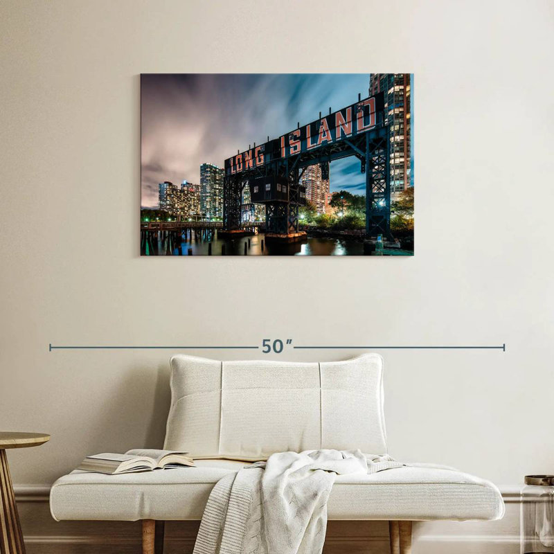 Harpa Long Island Sign, 24" H x 36" W