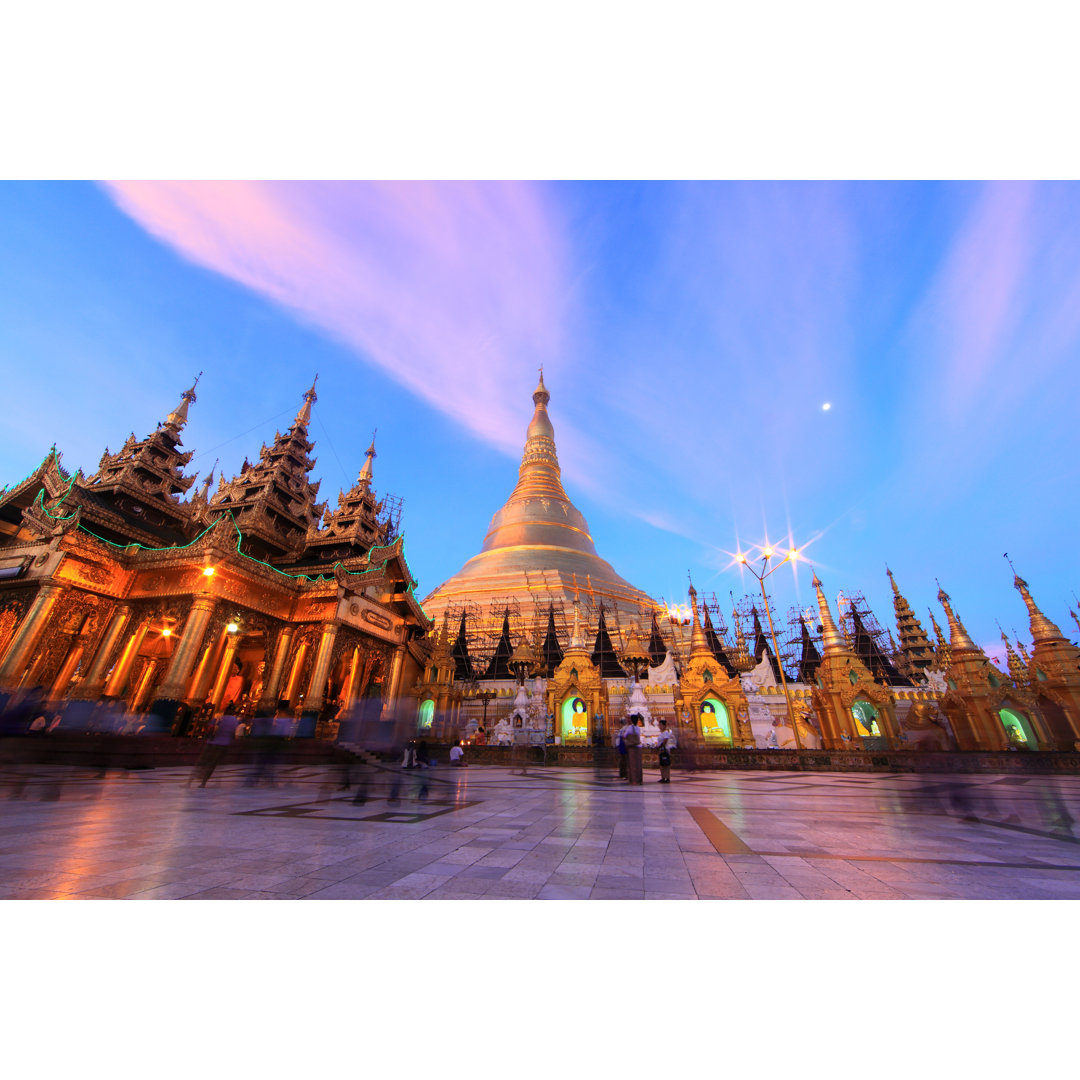 Shwedagon Pagoda - Wrapped Canvas Print