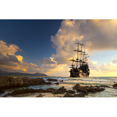 Bateau pirate par Aleh Varishcha - Photographie sur toile tendue