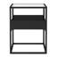 Elenna Glass Top Frame End Table