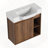 Wall-Mounted Bathroom Vanity With Ceramic Sink Soft-Close Door-652862729-652862725