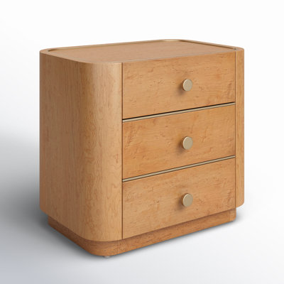 Yuna 3 Drawer 22" Nightstand
